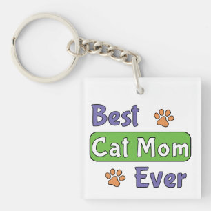 Best Cat Mum Ever Key Ring