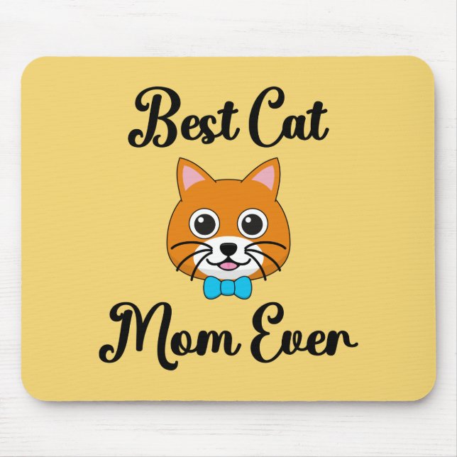 Best Cat Mum Ever Mouse Mat (Front)