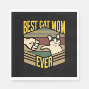 Best Cat Mum ever Napkin