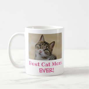 Best Cat Mum Ever Pet Photo Coffee Mug
