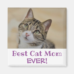 Best Cat Mum Ever Photo Magnet