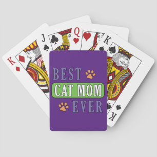 Best Cat Mum Ever         Playing Cards