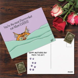 Best Cat Mum Ever! Postcard