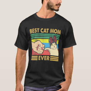 Best Cat Mum Ever Red Headband Mother’S Day T-Shirt