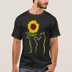 Best Cat Mum Ever Sunflower Mother's Day For Cat T-Shirt