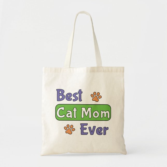 Best Cat Mum Ever Tote Bag (Front)
