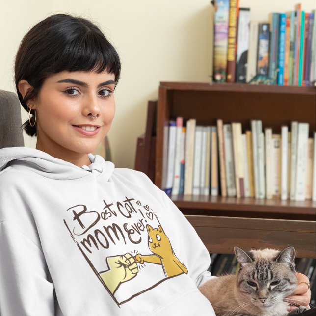 Best Cat Mum Hoodie (Creator Uploaded)