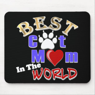Best Cat Mum In The World Gifts for Mother's Day Mouse Mat