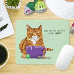 Best Cat Mum Mother's Day Mouse Mat