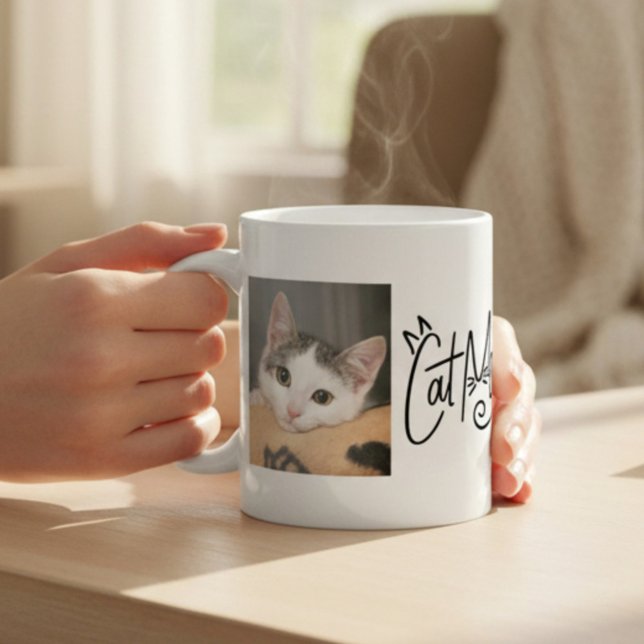 Best Cat Mum Photo Coffee Mug (Creator Uploaded)