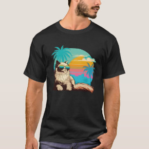 Best Cat Mum Ragdoll Retro Vintage Mother Kitty Ki T-Shirt