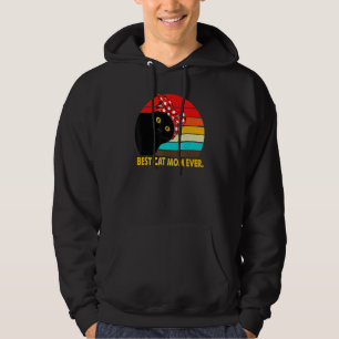 Best Cat Nana Ever Vintage Retro Cat Kitten Hoodie