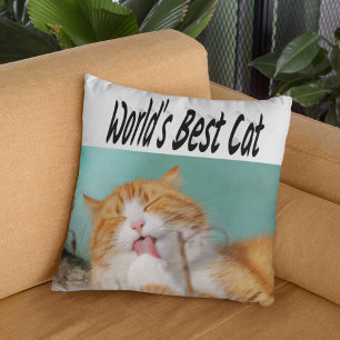 Best Cat Photo  Cushion