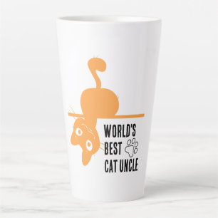 Best Cat Uncle Ever Vintage Coffee Lover Latte Mug