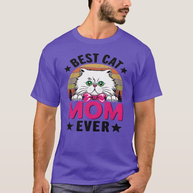 Best Cats Mother Mother s Day Catmama Cat Mum frie T-Shirt (Front)