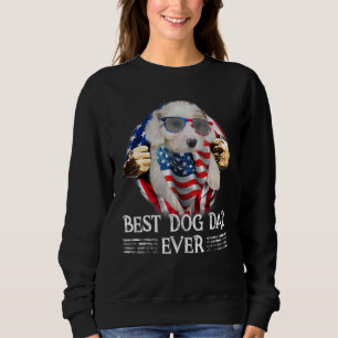 Best Cavachon Dad Ever American Flag For Men Sweatshirt