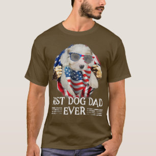 Best Cavachon Dad Ever American Flag Gifts For Men T-Shirt