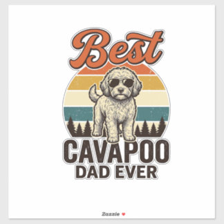 Best Cavapoo Dad Ever Vintage Dog Shirt Design_1