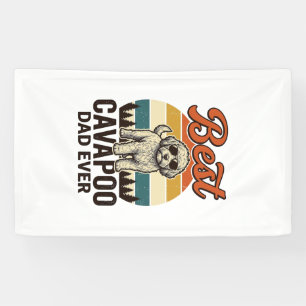 Best Cavapoo Dad Ever Vintage Dog Shirt Design_1 Banner