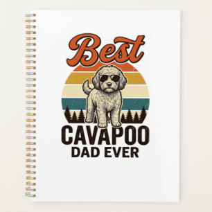 Best Cavapoo Dad Ever Vintage Dog Shirt Design_1 Planner