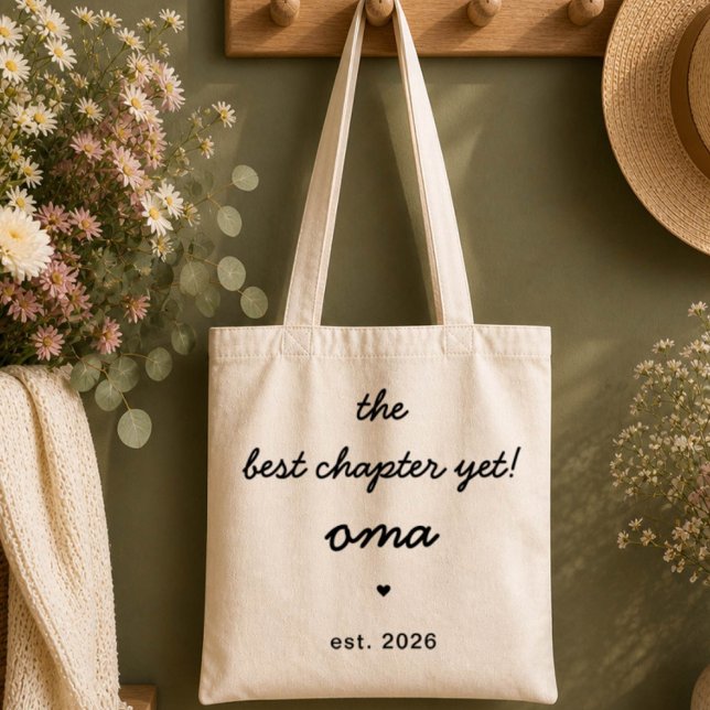 Best Chapter Yet Oma Tote Bag (Creator Uploaded)