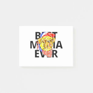 Best Cheeky Pug Mum Ever in the world Post-it Notes