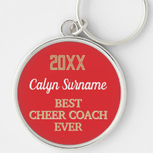Best CHEER Coach Award Key Ring