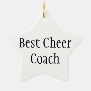 Best Cheer Coach Ceramic Tree Decoration