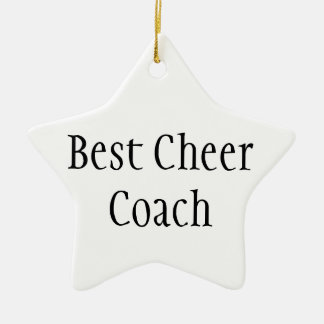 Best Cheer Coach Ceramic Tree Decoration