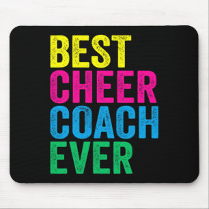 Best Cheer Coach Ever Cheerleading Squad Cheerlead Mouse Mat