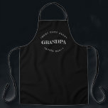 Best Chef ever Grandpa Custom Since Year  Apron<br><div class="desc">Make your grandpa feel like the best chef ever with our custom "Best Chef Ever Grandpa" apron. This personalised apron is the perfect gift to encourage his culinary skills and show appreciation for his cooking expertise. With a custom "Since" year, you can commemorate the year when his culinary journey began....</div>