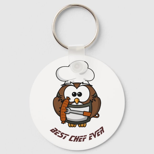 Best Chef ever Key Ring (Front)