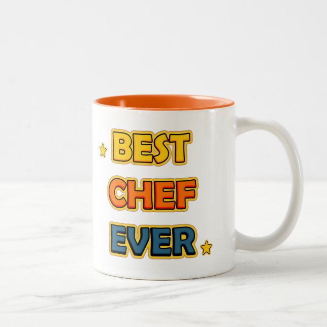 Best Chef ever Two-Tone Coffee Mug (Right)