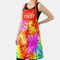 BEST CHEF FLAMMABLE DESIGN TIE-DYE 