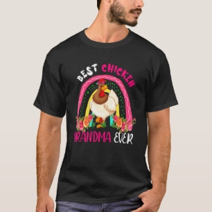 Best Chicken Grandma Ever Cute Chicken Bow Tie Mot T-Shirt