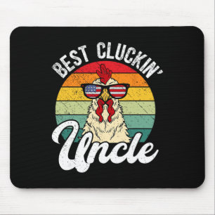 Best Chicken Uncle Chicken Owner Chicken Farmer Mouse Mat