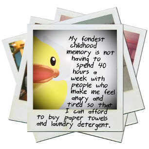 Best Childhood Memory sarcastic rubber duck shirt