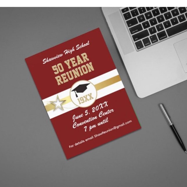 Best Choice! Class Reunion Invite Magnetic Card (Creator Uploaded)