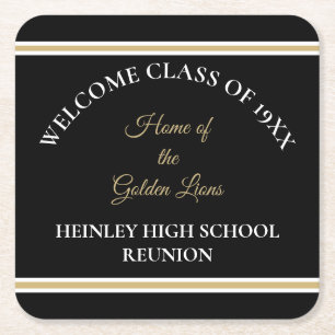 Best Choice! Classic, Class Reunion party coasters
