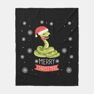Best Christmas Day Ever With My Snake, Best Shirts Fleece Blanket