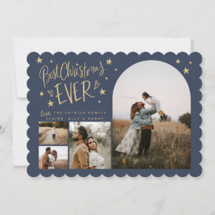 Best Christmas Ever 4-Photo Holiday Card