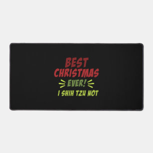 Best Christmas ever  Desk Mat