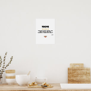 Best Christmas Mum 5-Star Review Design Editable Poster