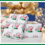 Best Christmas Santa Golf By Par Wrapping Paper<br><div class="desc">And a unique and special gift wrap -- Santa is playing golf and making it the Best Christmas By Par!  Have fun wrapping! Should you have any design questions or a special request,  please send an email to: charmdesignstudio@rcn.com</div>