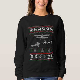 Best Christmas Thanksgiving Pilots Aviation Ugly Sweatshirt