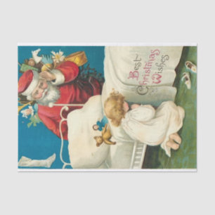 Best Christmas Wishes by Ellen Clapsaddle Tissue Paper