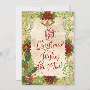 Best Christmas Wishes for You! Holiday Card