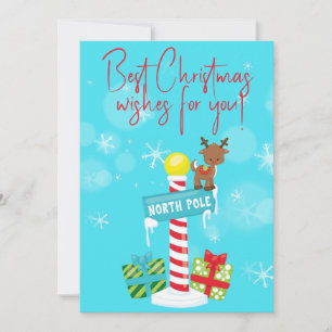 Best Christmas Wishes For You! Holiday Card