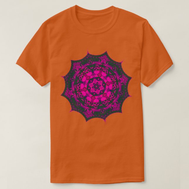 Best Circle of Skulls T-Shirt (Design Front)
