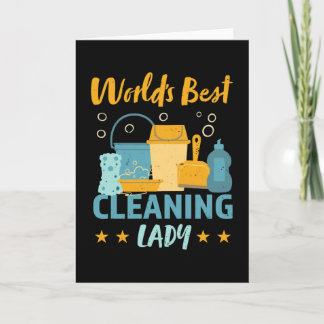 Best Cleaning Lady Housekeeping Gift Card